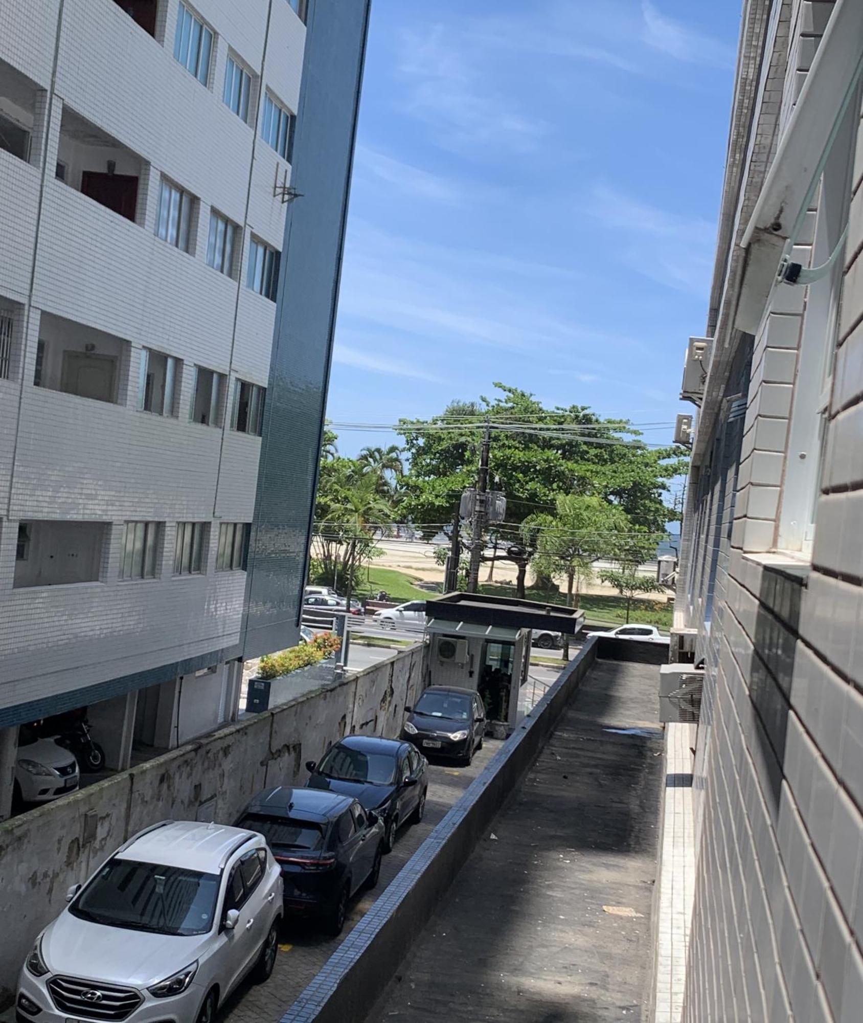 Apartamento Em Santos No Gonzaga Em Frente A Praia Екстер'єр фото